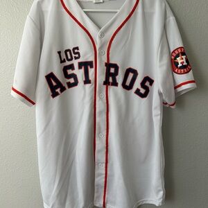 Los Houston Astros White Baseball Jersey